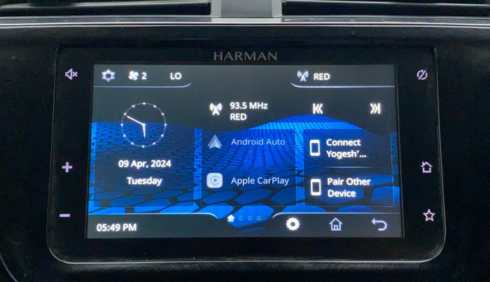 2022 Tata TIGOR XZ PLUS CNG, CNG, Manual, 23,518 km, Infotainment System