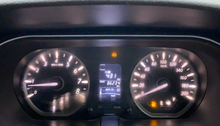 2014 Tata Zest XT PETROL, Petrol, Manual, 86,219 km, Odometer Image