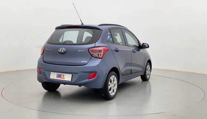 2016 Hyundai Grand i10 SPORTZ 1.2 KAPPA VTVT, Petrol, Manual, 47,820 km, Right Back Diagonal