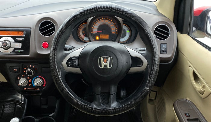 2012 Honda Brio S MT, Petrol, Manual, 69,408 km, Steering Wheel Close Up