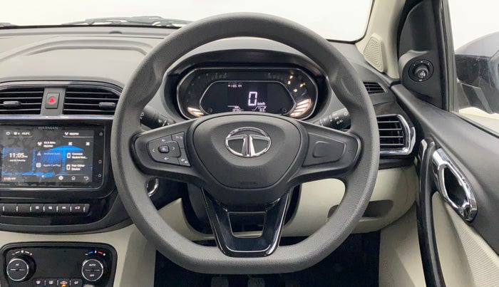2022 Tata TIGOR XZ PLUS CNG, CNG, Manual, 1,370 km, Steering Wheel Close Up