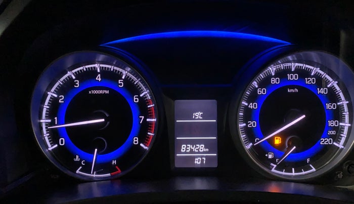 2017 Maruti Baleno DELTA PETROL 1.2, Petrol, Manual, 83,418 km, Odometer Image