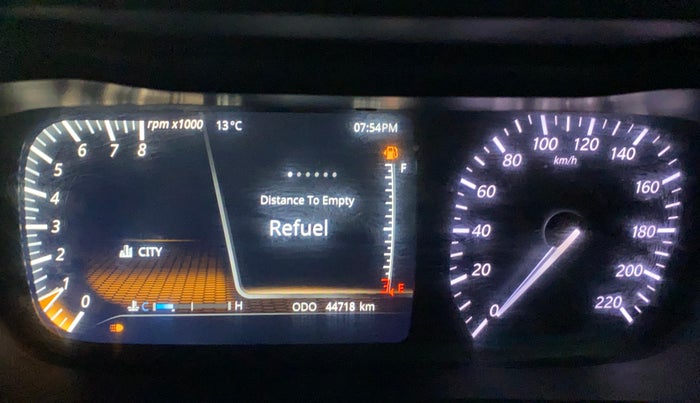 2020 Tata ALTROZ XZ PETROL, Petrol, Manual, 44,711 km, Odometer Image