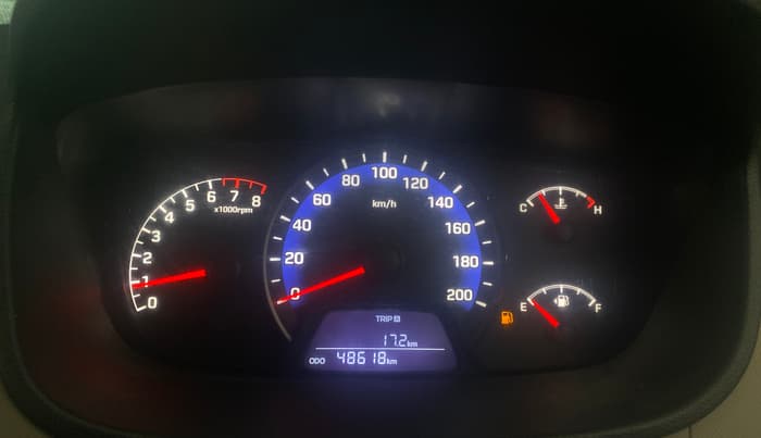 2016 Hyundai Xcent S 1.2, Petrol, Manual, 48,618 km, Odometer Image