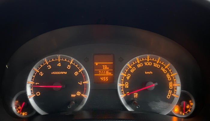 2012 Maruti Swift VXI, Petrol, Manual, 71,115 km, Odometer Image