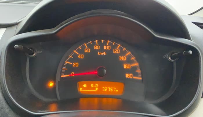 2018 Maruti Celerio VXI, CNG, Manual, 72,758 km, Odometer Image