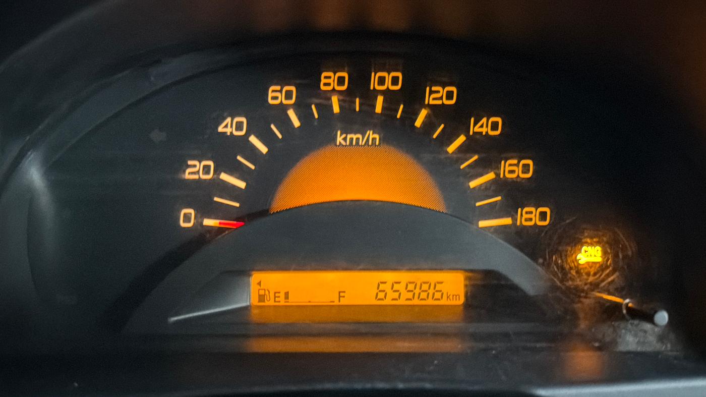 2015 Maruti Wagon R 1.0 LXI CNG, CNG, Manual, 65,974 km, Odometer Image