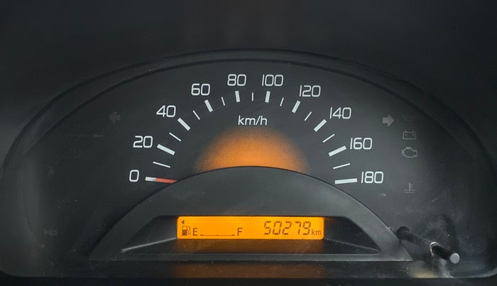 2014 Maruti Wagon R 1.0 LXI, Petrol, Manual, 50,279 km, Odometer Image