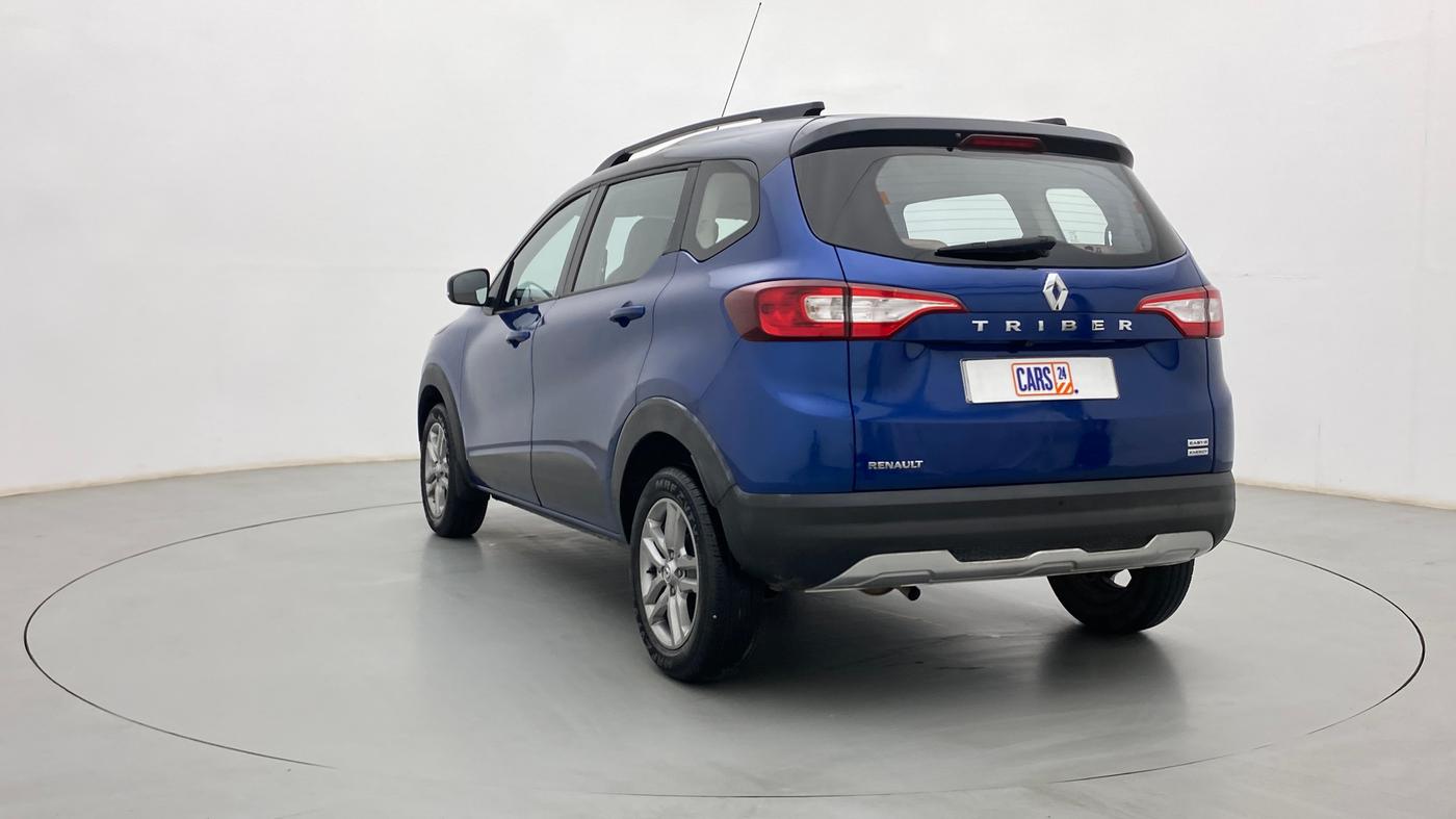 2021 Renault TRIBER RXZ AMT DUAL TONE, Petrol, Automatic, 35,023 km, Left Back Diagonal