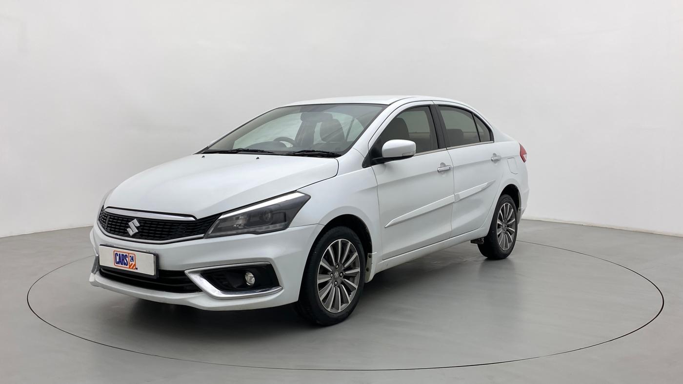 2019 Maruti Ciaz ALPHA 1.5 AT SHVS, Petrol, Automatic, 67,388 km, Left Front Diagonal
