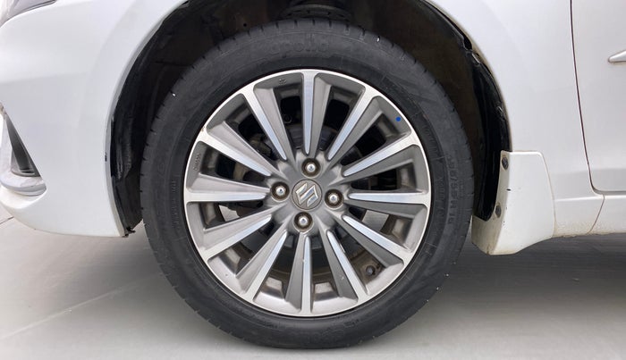 2019 Maruti Ciaz ALPHA 1.5 AT SHVS, Petrol, Automatic, 67,388 km, Left Front Wheel
