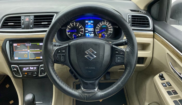 2019 Maruti Ciaz ALPHA 1.5 AT SHVS, Petrol, Automatic, 67,388 km, Steering Wheel Close Up