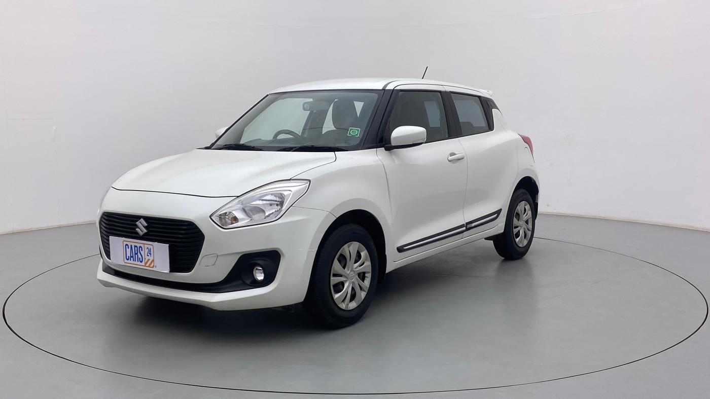 2019 Maruti Swift VXI AMT, Petrol, Automatic, 95,938 km, Left Front Diagonal