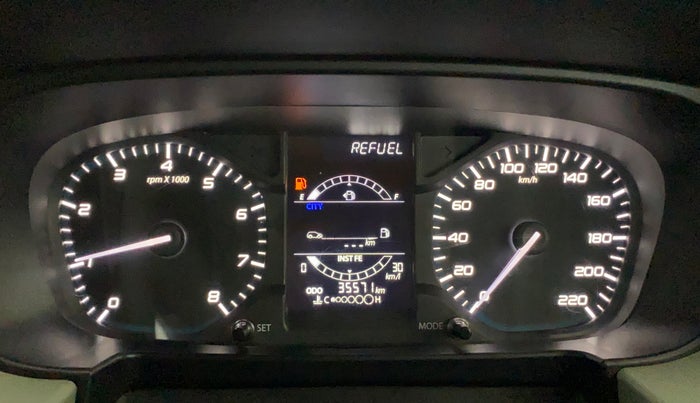 2022 Tata PUNCH ADVENTURE MT, Petrol, Manual, 35,641 km, Odometer Image