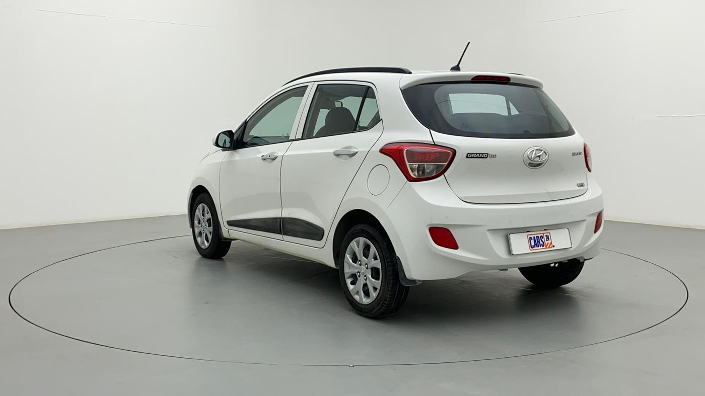2014 Hyundai Grand i10 SPORTZ 1.2 KAPPA VTVT, Petrol, Manual, 44,148 km, Left Back Diagonal