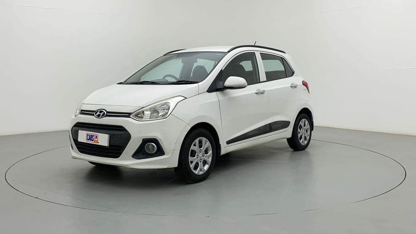 2014 Hyundai Grand i10 SPORTZ 1.2 KAPPA VTVT, Petrol, Manual, 44,148 km, Left Front Diagonal