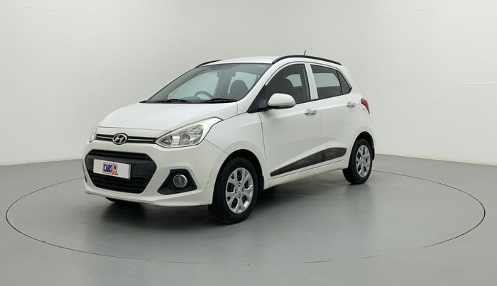 2014 Hyundai Grand i10 SPORTZ 1.2 KAPPA VTVT, Petrol, Manual, 44,148 km, Left Front Diagonal