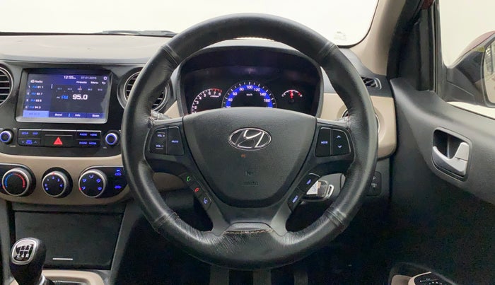 2017 Hyundai Xcent SX 1.2, Petrol, Manual, 55,804 km, Steering Wheel Close Up