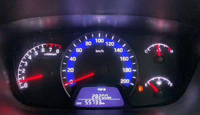 2017 Hyundai Xcent SX 1.2, Petrol, Manual, 55,804 km, Odometer Image