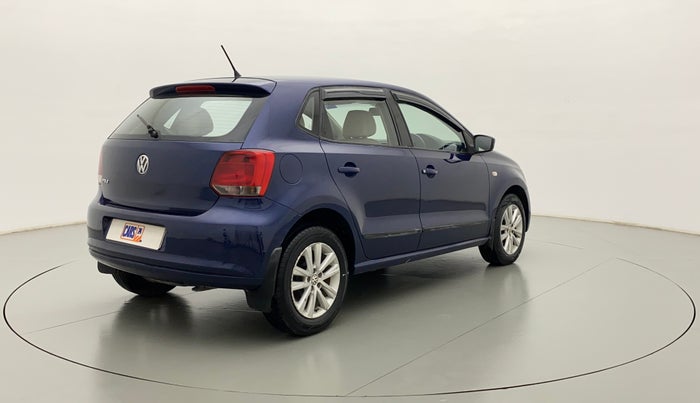 2014 Volkswagen Polo HIGHLINE1.2L, Petrol, Manual, 1,05,337 km, Right Back Diagonal