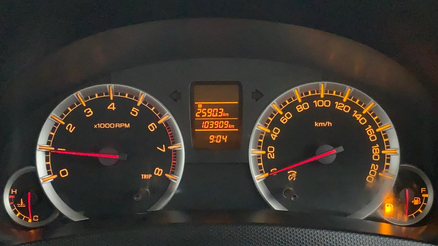 2015 Maruti Swift Dzire VXI, Petrol, Manual, 1,03,908 km, Odometer Image