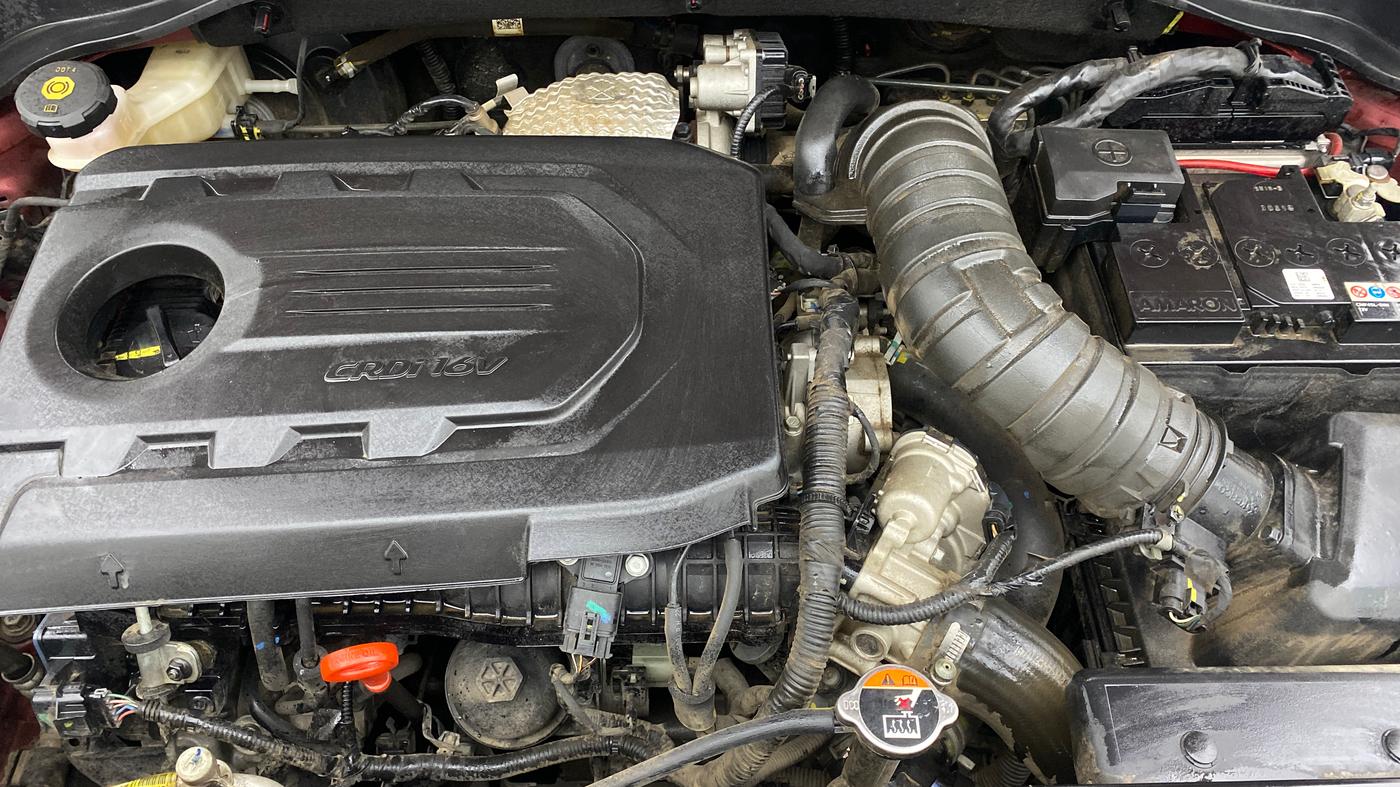 2023 KIA SONET HTX 1.5 AT, Diesel, Automatic, 43,708 km, Engine View