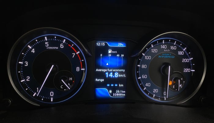 2021 Maruti Ertiga ZXI SHVS, Petrol, Manual, 32,836 km, Odometer Image