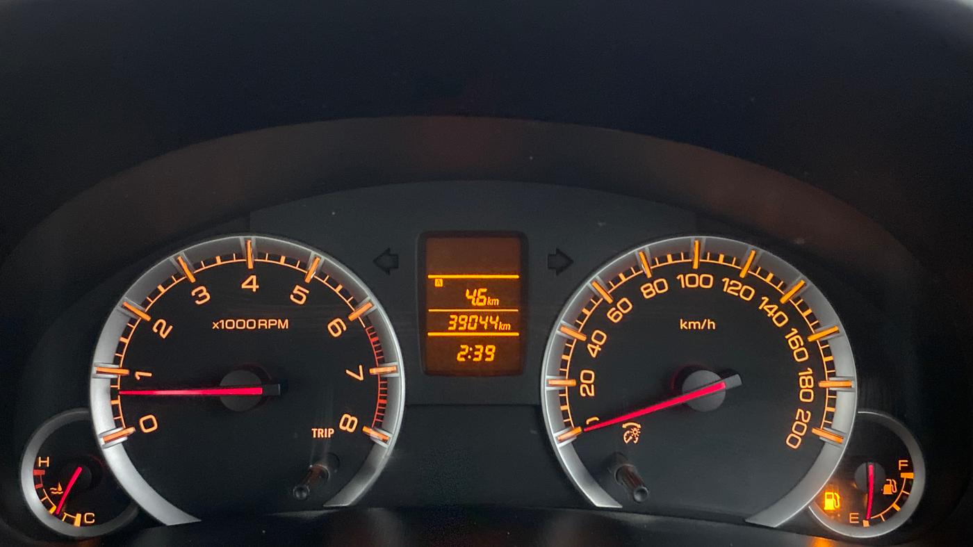 2012 Maruti Swift VXI, Petrol, Manual, 39,044 km, Odometer Image