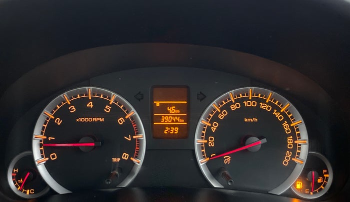 2012 Maruti Swift VXI, Petrol, Manual, 39,044 km, Odometer Image