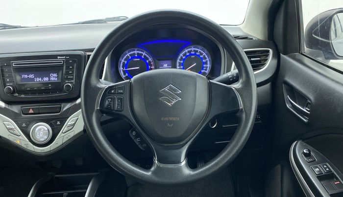 2017 Maruti Baleno DELTA 1.2 K12, Petrol, Manual, 62,954 km, Steering Wheel