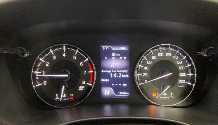 2024 Maruti Baleno ALPHA 1.2 AGS, Petrol, Automatic, 18,884 km, Odometer Image