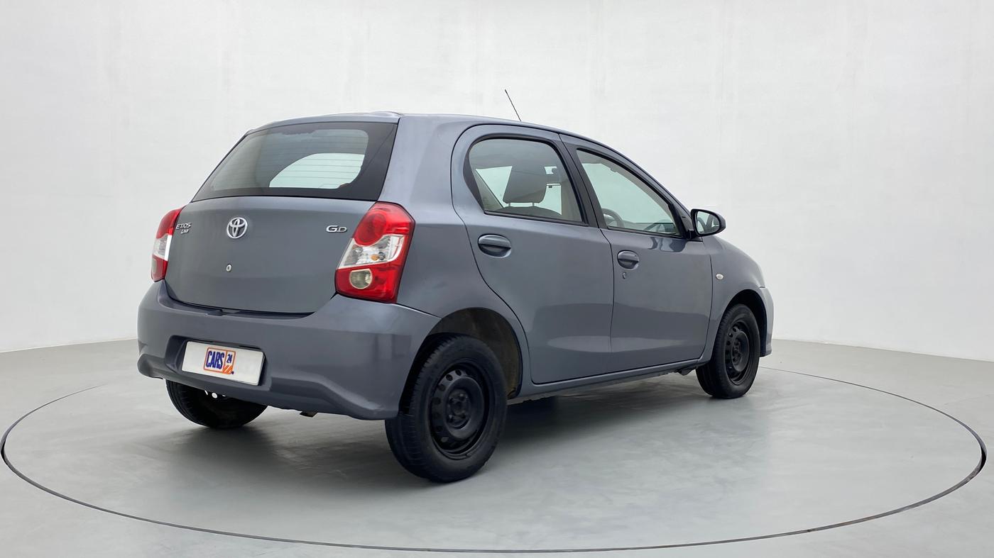 2017 Toyota Etios Liva GD, Diesel, Manual, 62,417 km, Right Back Diagonal