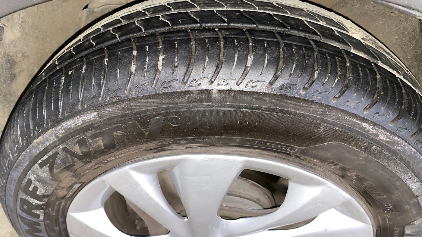 2024 Tata TIGOR XZA Plus iCNG , CNG, Automatic, 41,455 km, Left Front Tyre Tread