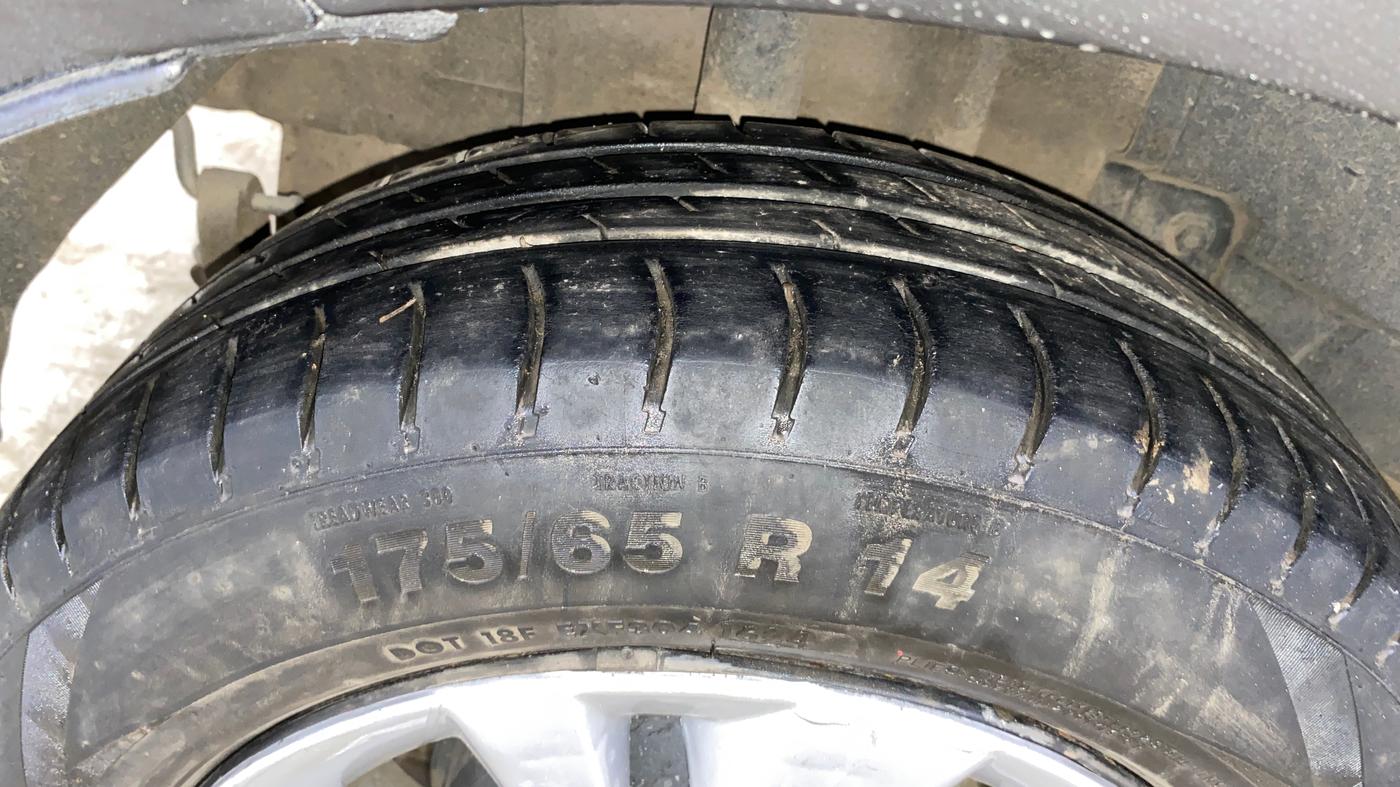 2024 Tata TIGOR XZA Plus iCNG , CNG, Automatic, 41,455 km, Right Rear Tyre Tread