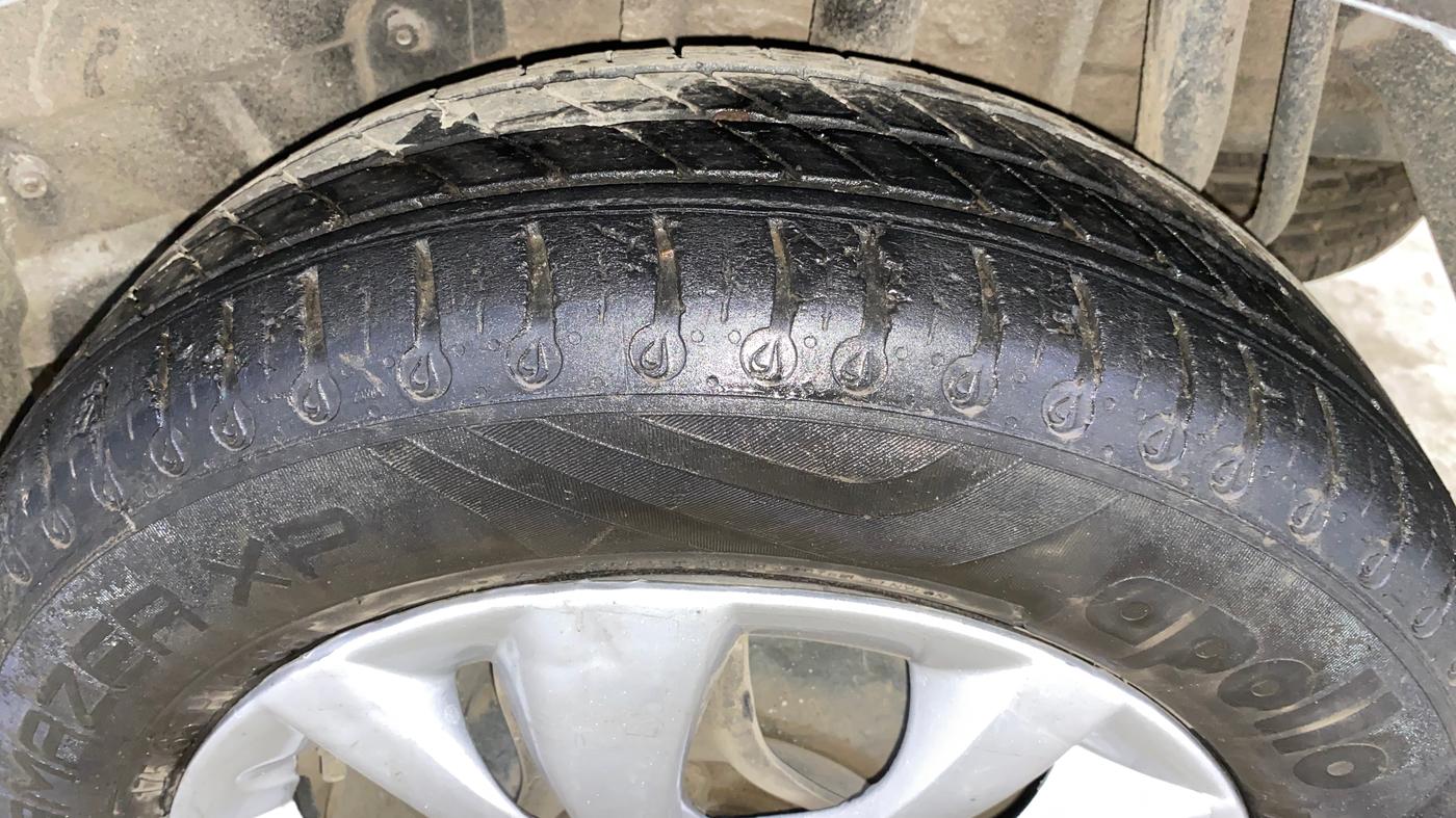 2024 Tata TIGOR XZA Plus iCNG , CNG, Automatic, 41,455 km, Left Rear Tyre Tread