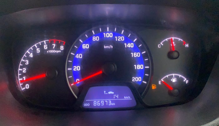 2015 Hyundai Xcent S (O) 1.2, Petrol, Manual, 86,932 km, Odometer Image