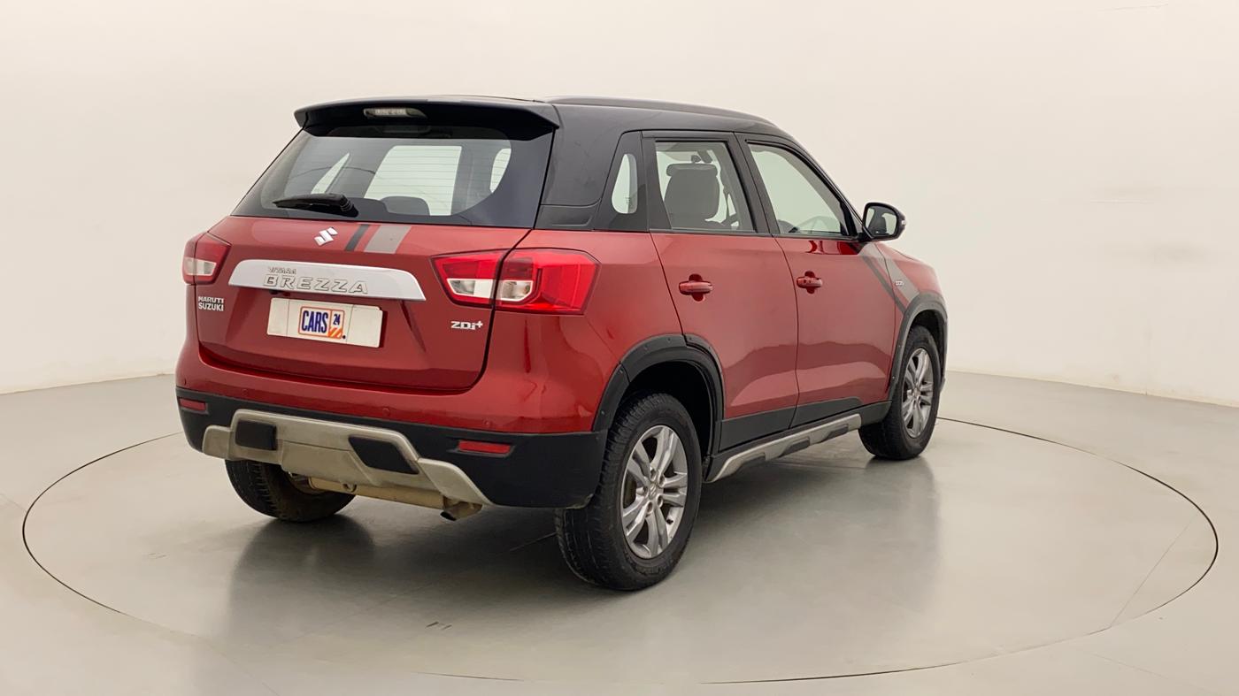 2016 Maruti Vitara Brezza ZDI PLUS DUAL TONE, Diesel, Manual, 1,17,599 km, Right Back Diagonal