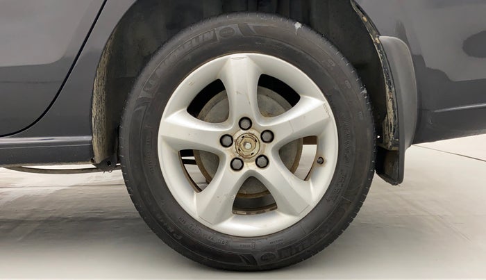 2012 Skoda Rapid ELEGANCE 1.6 MPFI MT, Petrol, Manual, 89,958 km, Left Rear Wheel
