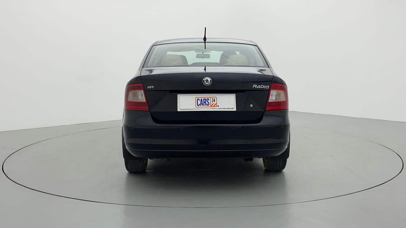 2012 Skoda Rapid ELEGANCE 1.6 MPFI MT, Petrol, Manual, 89,958 km, Back/Rear