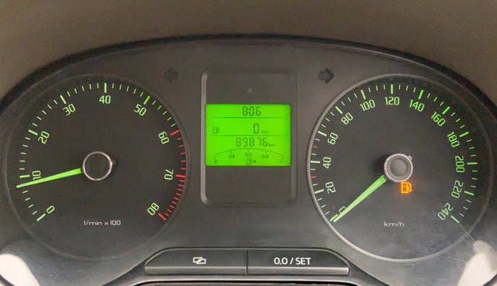2012 Skoda Rapid ELEGANCE 1.6 MPFI MT, Petrol, Manual, 89,958 km, Odometer Image