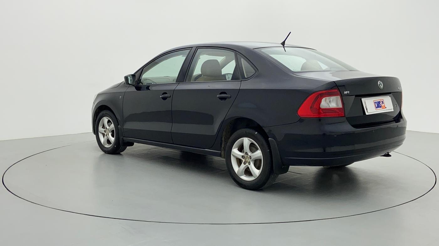 2012 Skoda Rapid ELEGANCE 1.6 MPFI MT, Petrol, Manual, 89,958 km, Left Back Diagonal