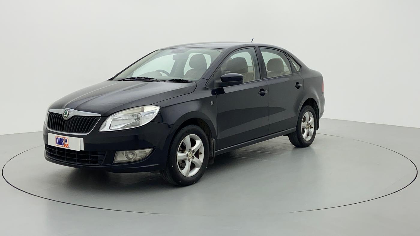 2012 Skoda Rapid ELEGANCE 1.6 MPFI MT, Petrol, Manual, 89,958 km, Left Front Diagonal