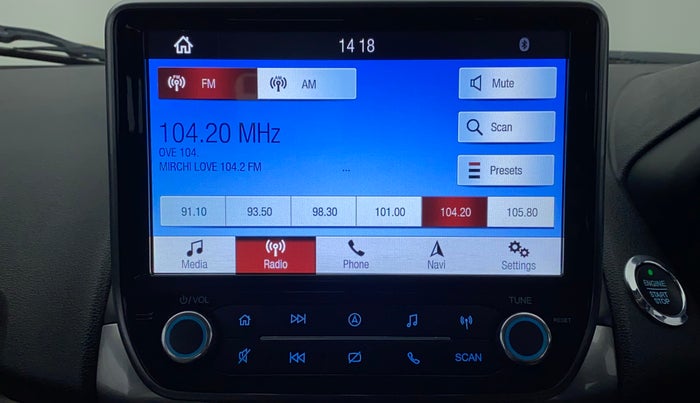 2020 Ford Ecosport TITANIUM 1.5L DIESEL, Diesel, Manual, 41,044 km, Infotainment System