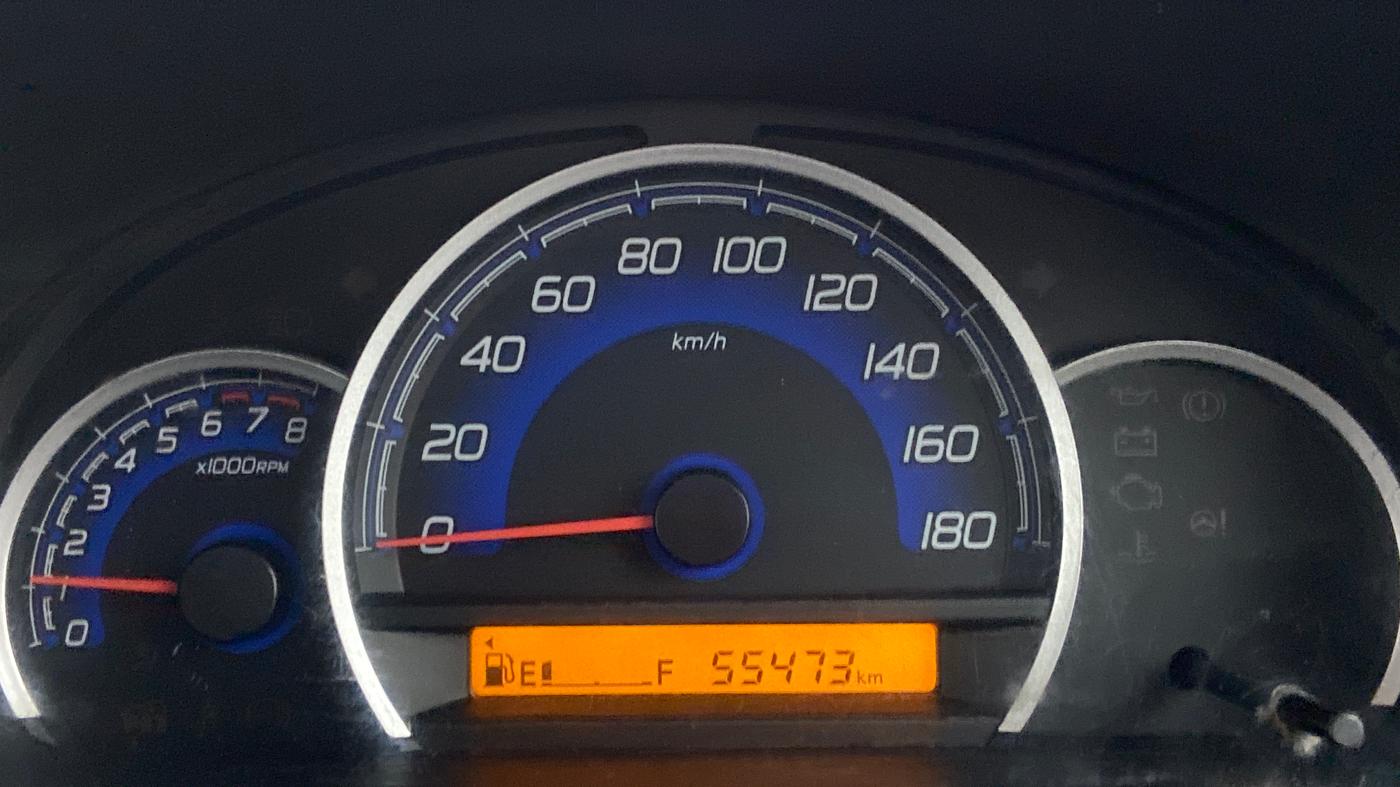 2017 Maruti Wagon R 1.0 VXI, Petrol, Manual, 55,566 km, Odometer Image