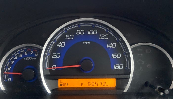 2017 Maruti Wagon R 1.0 VXI, Petrol, Manual, 55,566 km, Odometer Image