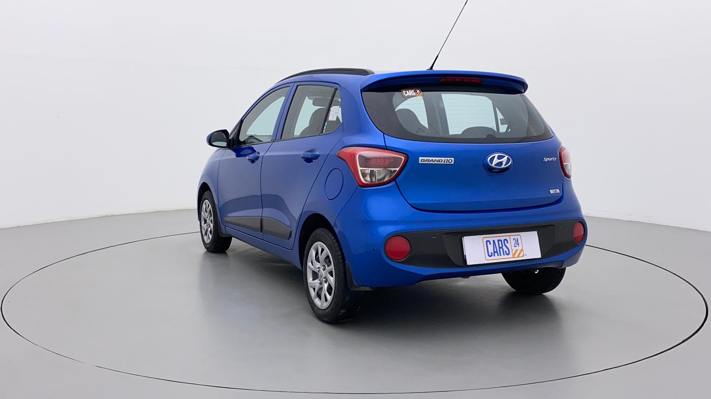 2019 Hyundai Grand i10 SPORTZ 1.2 KAPPA VTVT, Petrol, Manual, 14,334 km, Left Back Diagonal