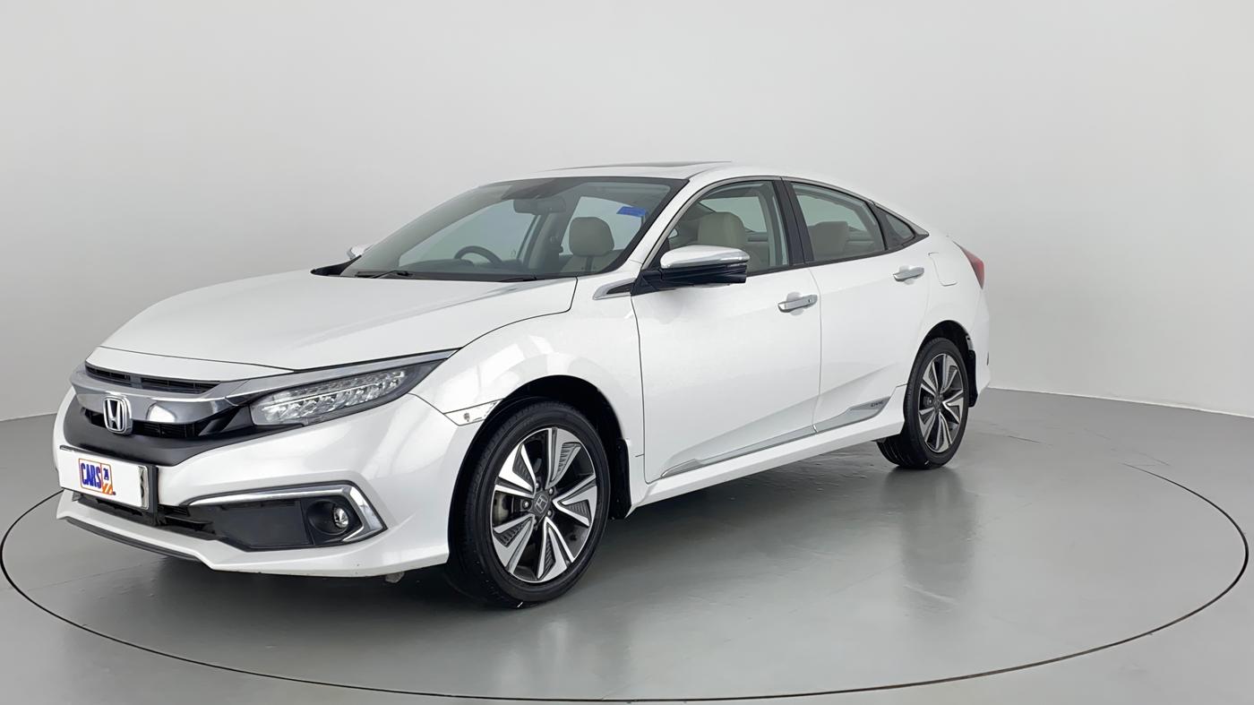 2019 Honda Civic ZX CVT PETROL, Petrol, Automatic, 21,332 km, Left Front Diagonal