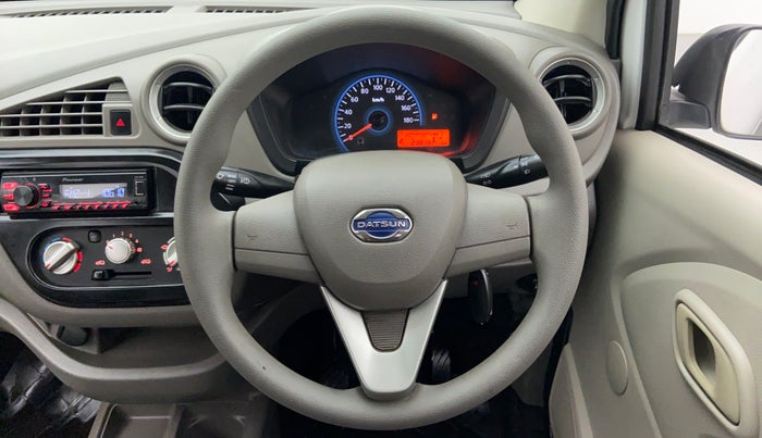 2017 Datsun Redi Go T (O), Petrol, Manual, 24,452 km, Steering Wheel Close Up