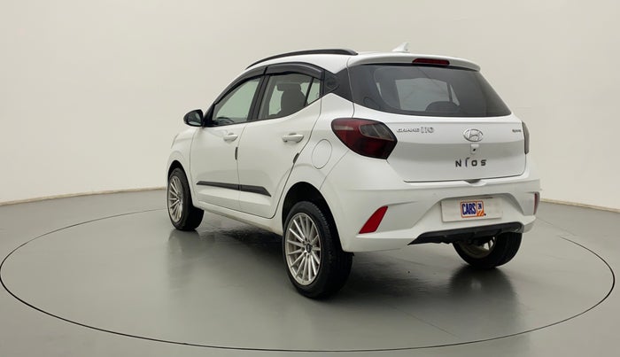 2020 Hyundai GRAND I10 NIOS SPORTZ AMT 1.2 KAPPA VTVT, Petrol, Automatic, 9,665 km, Left Back Diagonal