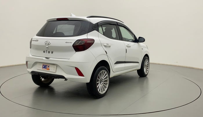 2020 Hyundai GRAND I10 NIOS SPORTZ AMT 1.2 KAPPA VTVT, Petrol, Automatic, 9,665 km, Right Back Diagonal